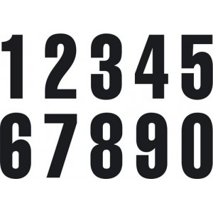 START NUMBERS BLACK START NUMBERS BLACK