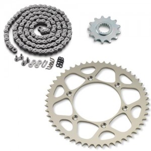 KIT chaine pour moto Husqvarna 701 supermotard enduro 15T/45T KIT chaine pour moto Husqvarna 701 supermotard enduro 15T/45T